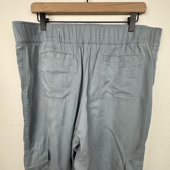 Soft Surroundings Cargo Pants Joggers Sz XL Pull On Elastic Waist Tencel Lyocell - Picture 9 of 9